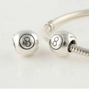 Pandora 8-ball Bead--Retired